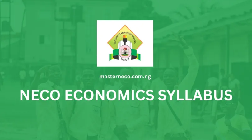 NECO Syllabus for Economics