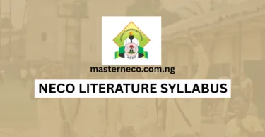 NECO Syllabus for Literature In English