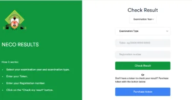 NECO Result Checker Portal Login