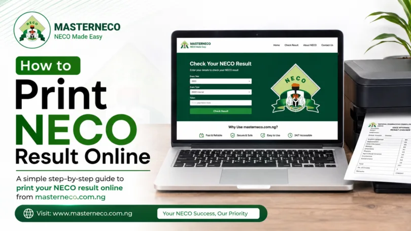 How to Print NECO Result Online