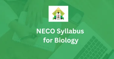 NECO Syllabus for Biology