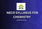 NECO Syllabus for Chemistry