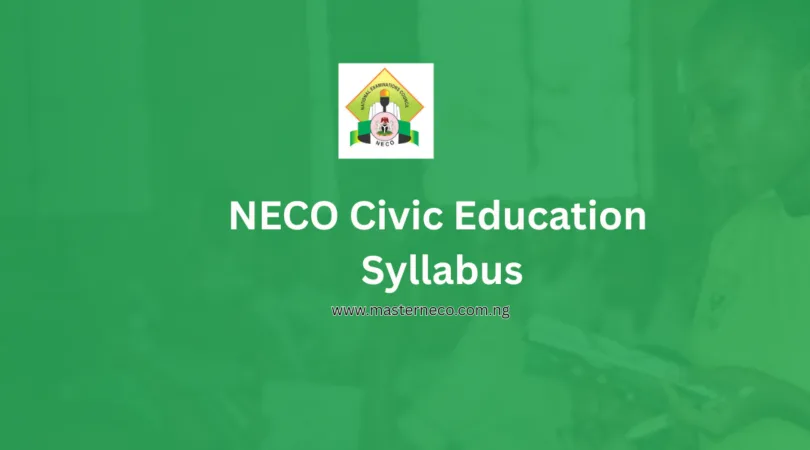 NECO Syllabus for Civic Education