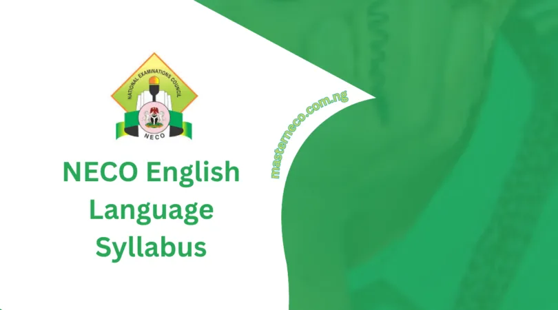 NECO Syllabus for English Language