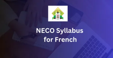 NECO Syllabus for French