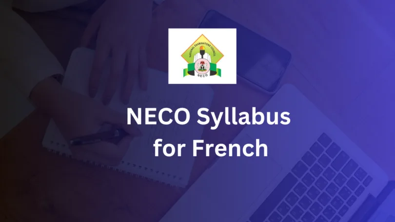 NECO Syllabus for French