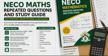 NECO Maths Repeated Questions