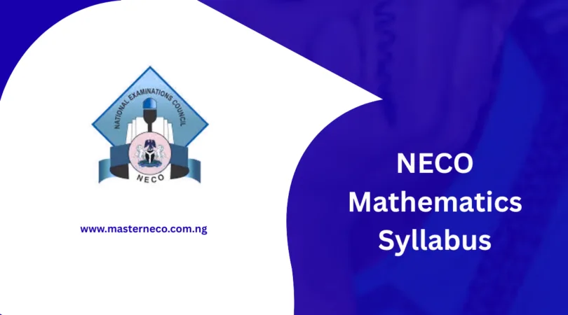 NECO Syllabus for Mathematics