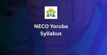 NECO Syllabus for Yoruba