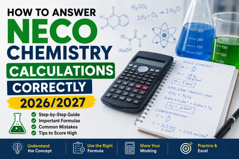 How to Answer NECO Chemistry Calculations Correctly